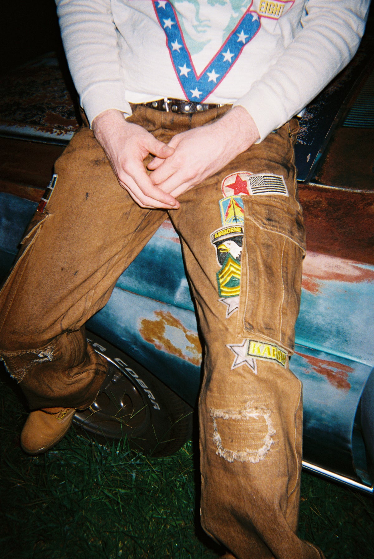 DIRTY PATCH JEANS